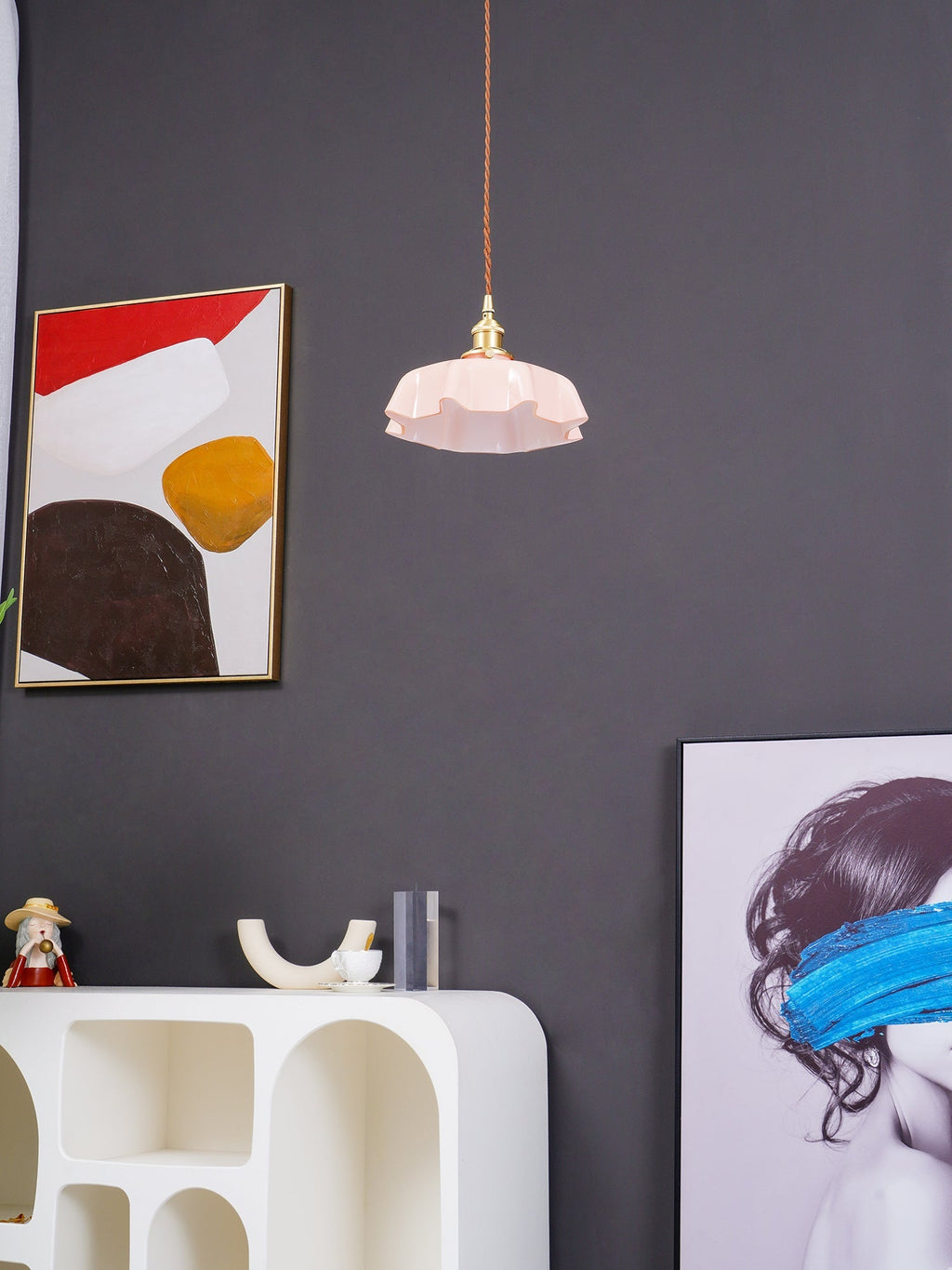 French Flower Droplight Pendant Light