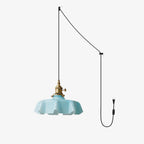 French Flower Houselight Pendant Swag Light