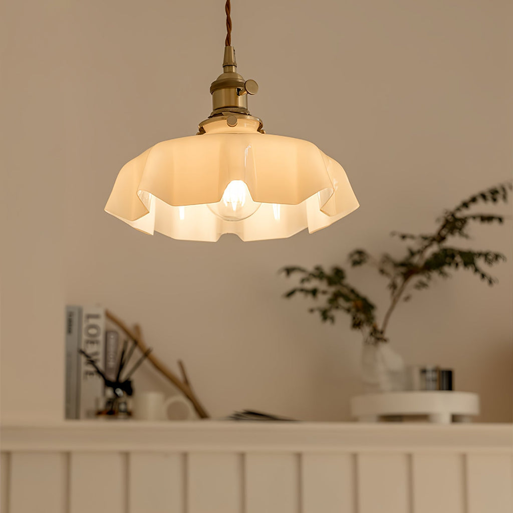 French Flower Houselight Pendant Swag Light
