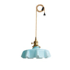 French Flower Houselight Pendant Swag Light
