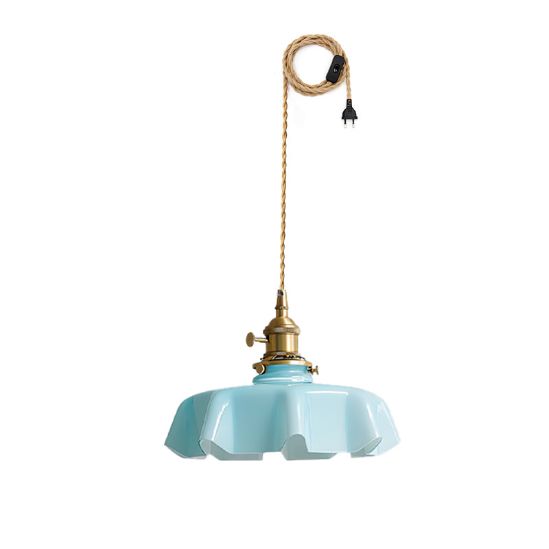French Flower Houselight Pendant Swag Light