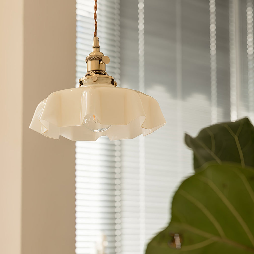 French Flower Houselight Pendant Swag Light