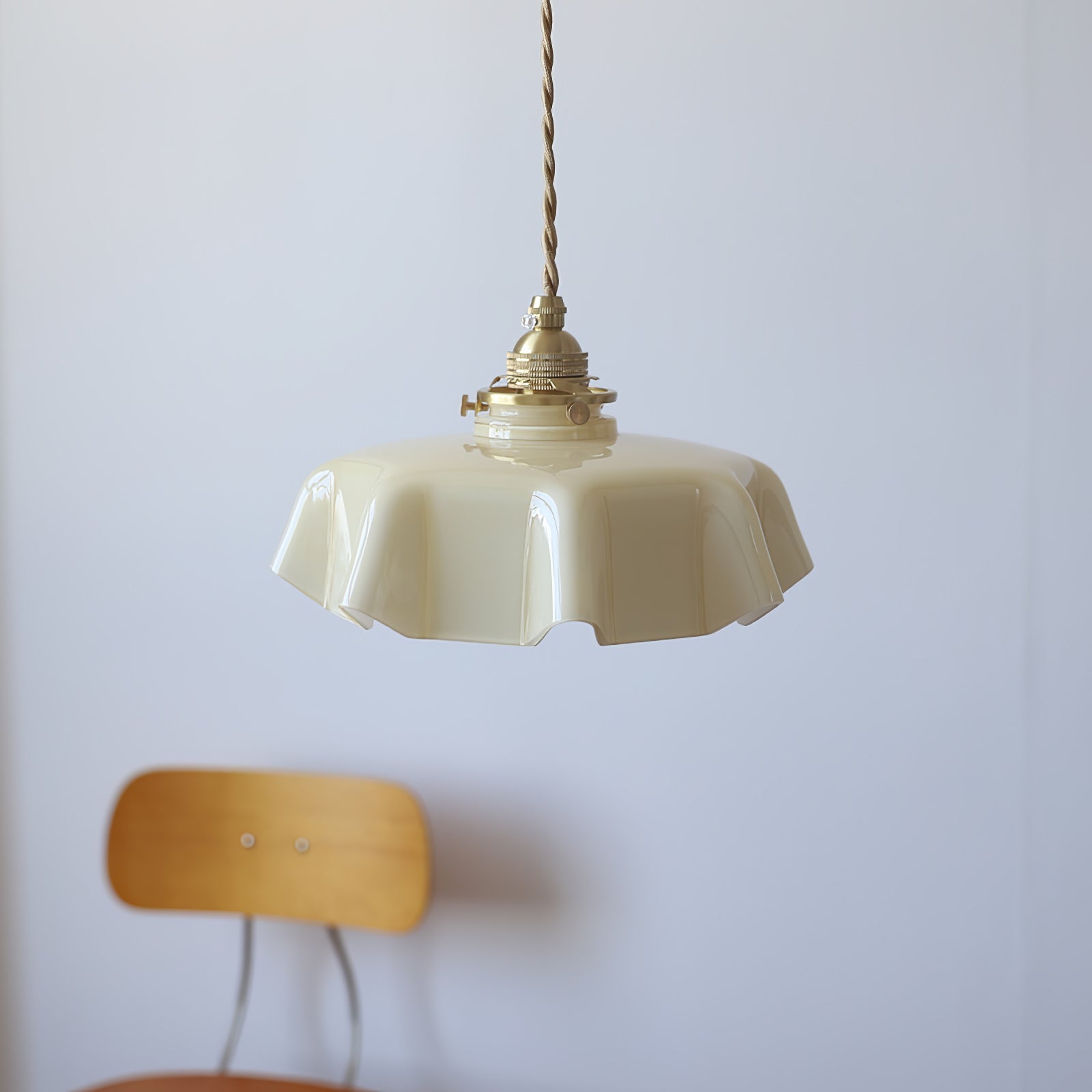 French Flower Houselight Pendant Swag Light