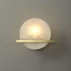 Frosted Echo Alabaster Wall Lamp