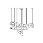 Gabriel Gold Chandelier