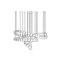 Gabriel Ceiling fixture Chandelier B