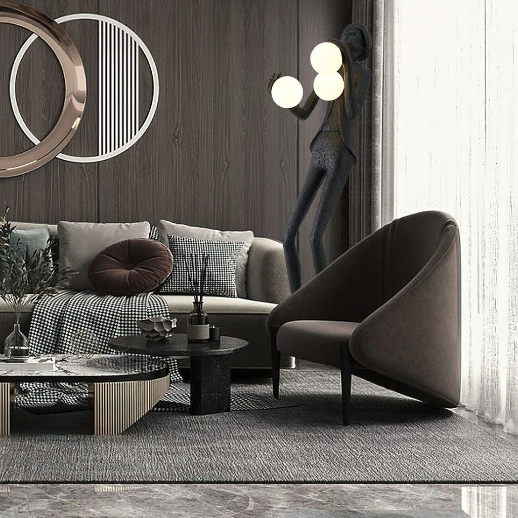 Gentleman Sculpture Floor-mounted Lamp Floor Lamp