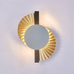 Gilded Fan Wall Lamp