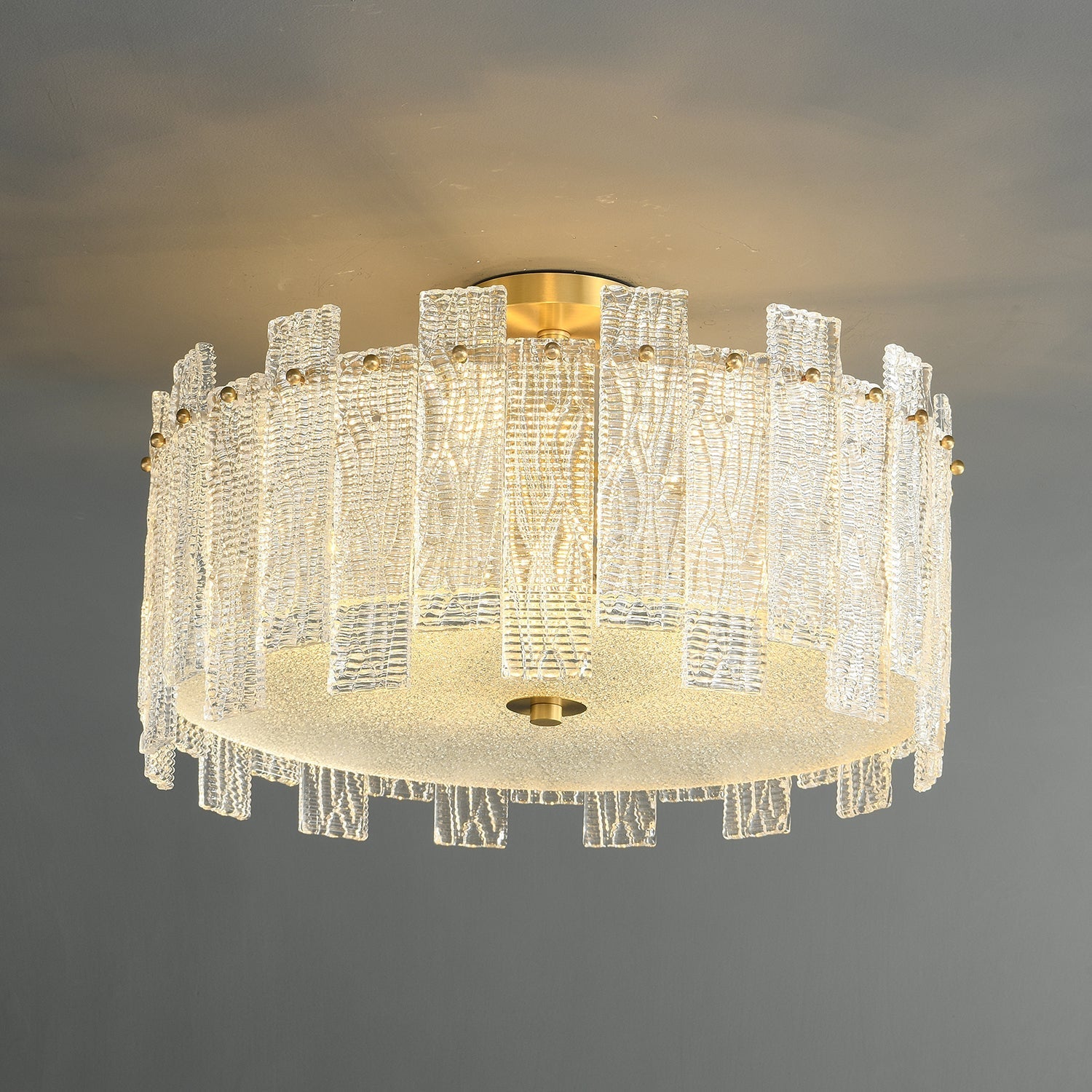 Glacier Cascade Ceiling Light