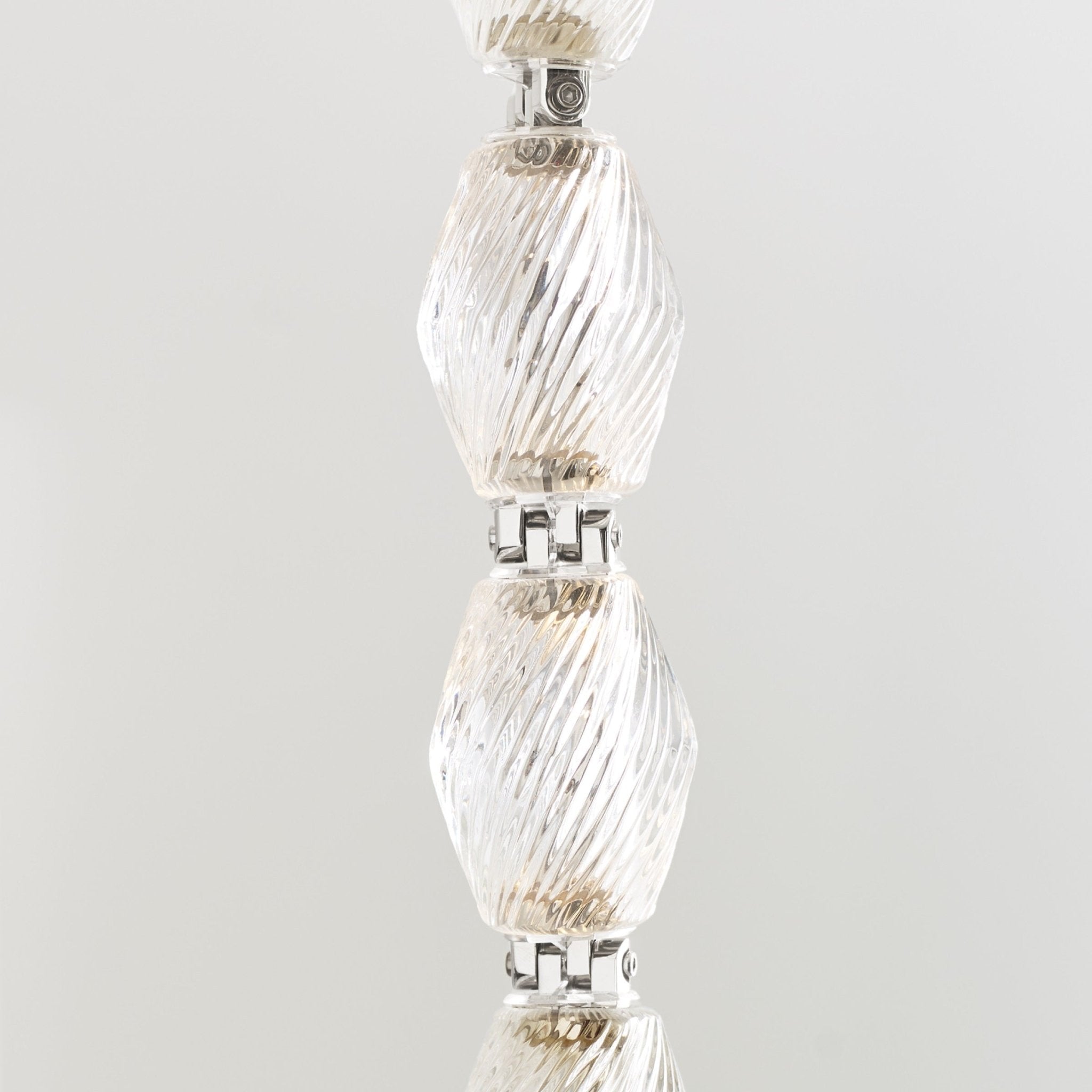 Glass Chain Chandelier