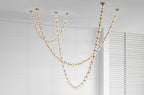 Glass Chain Chandelier