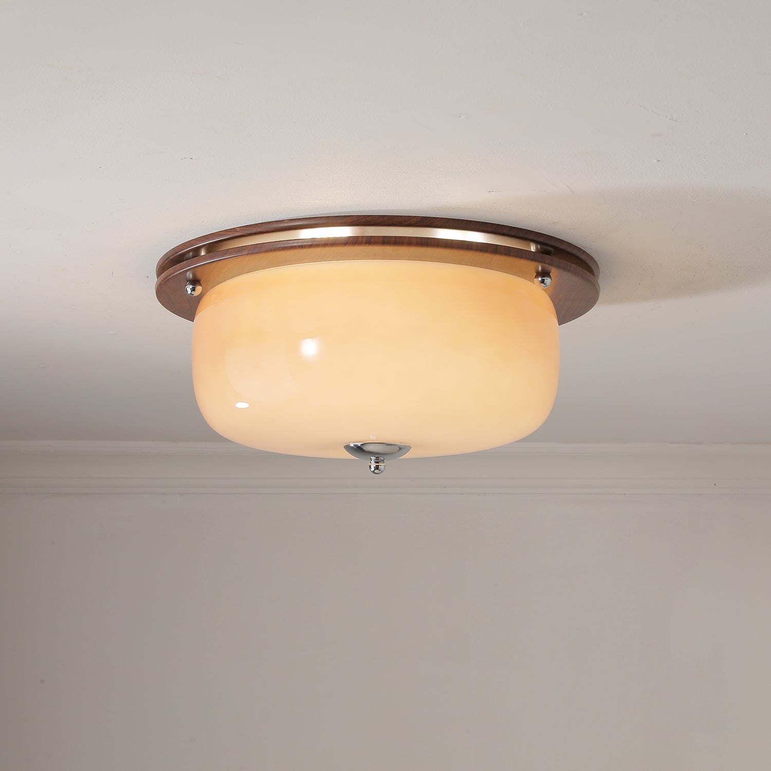 Glass Dome Ceiling Light