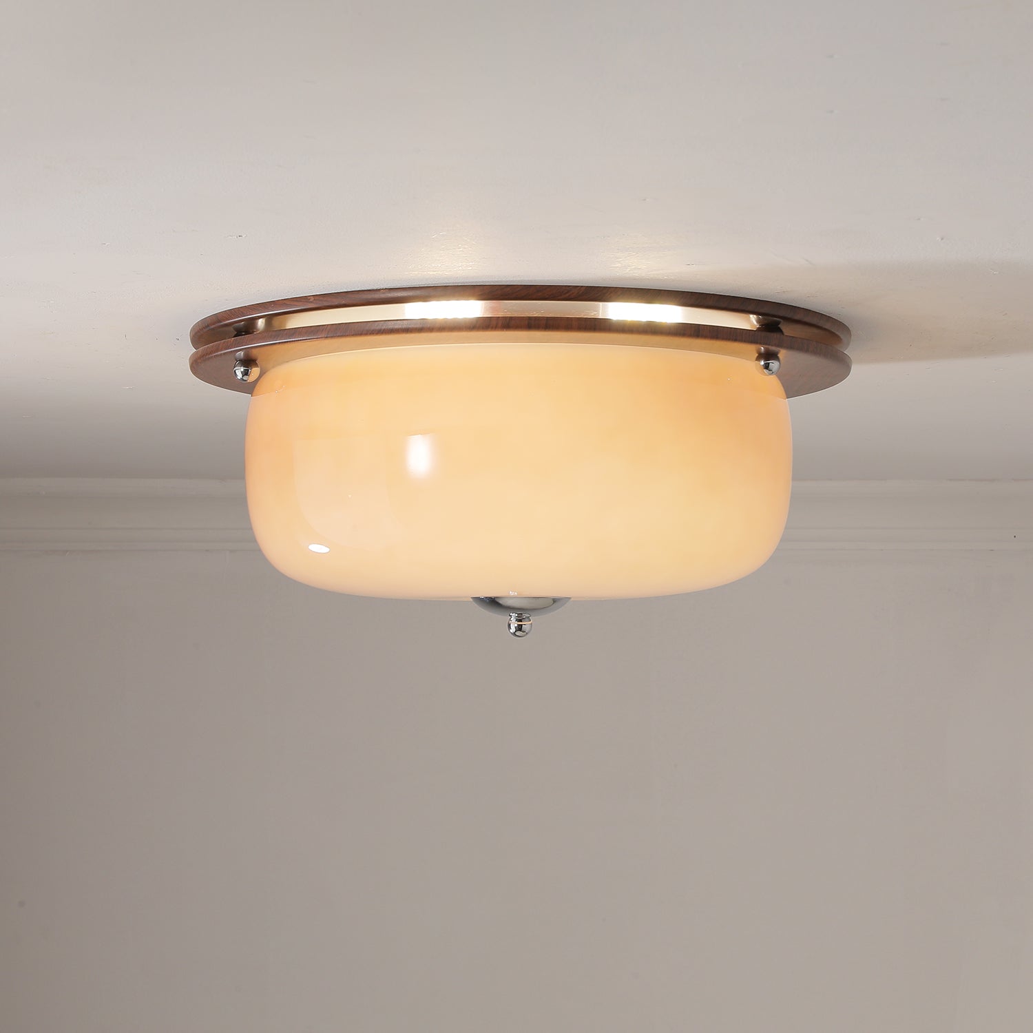 Glass Dome Ceiling Light