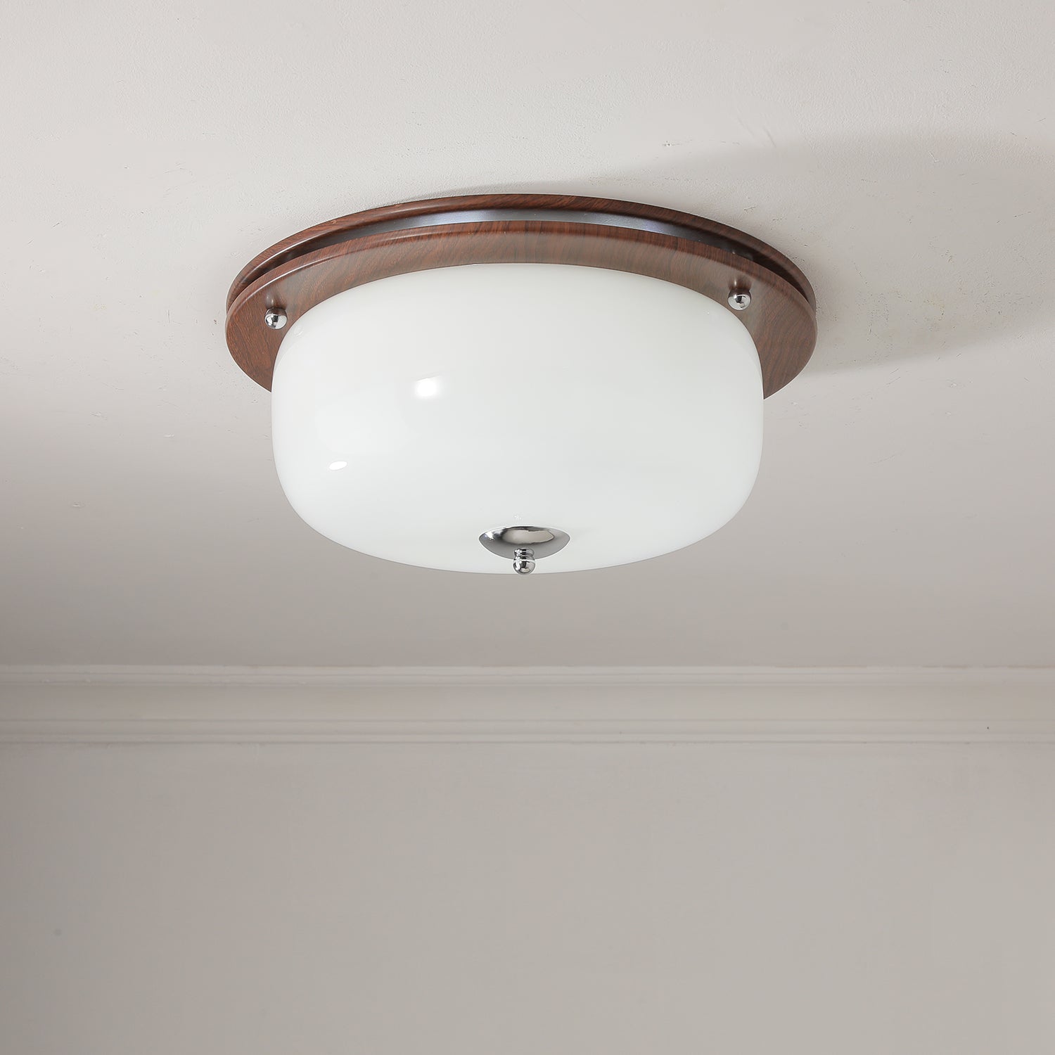 Glass Dome Ceiling Light
