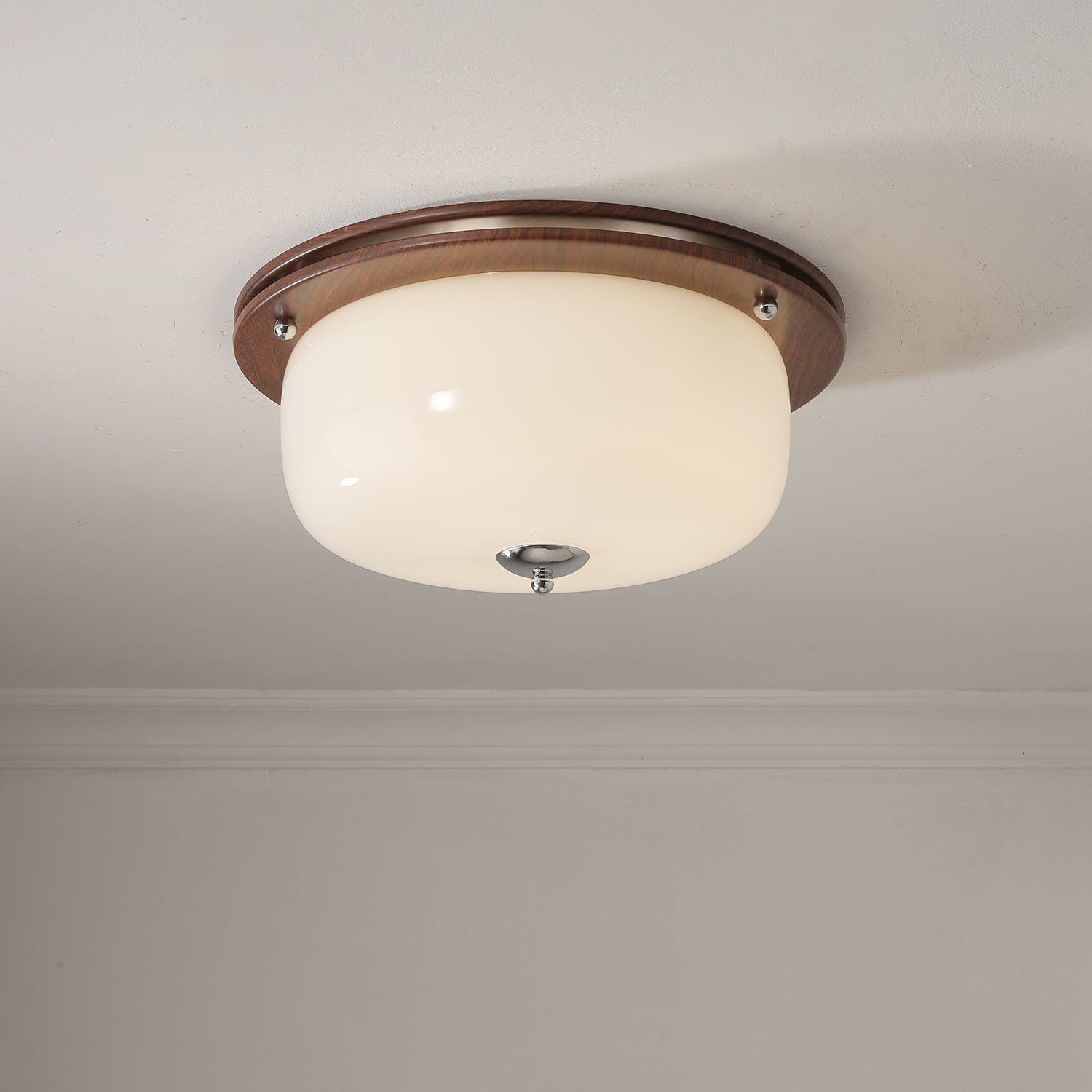 Glass Dome Ceiling Light