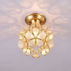 Golden Bloom Ceiling Light