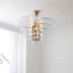 Petals Gold Murano Ceiling fixture Chandelier