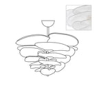 Petals Gold Murano Ceiling fixture Chandelier