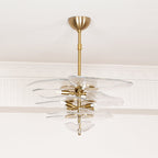 Petals Gold Murano Ceiling fixture Chandelier
