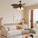 Banana Leaves 48"/52" Ceiling Fan Light