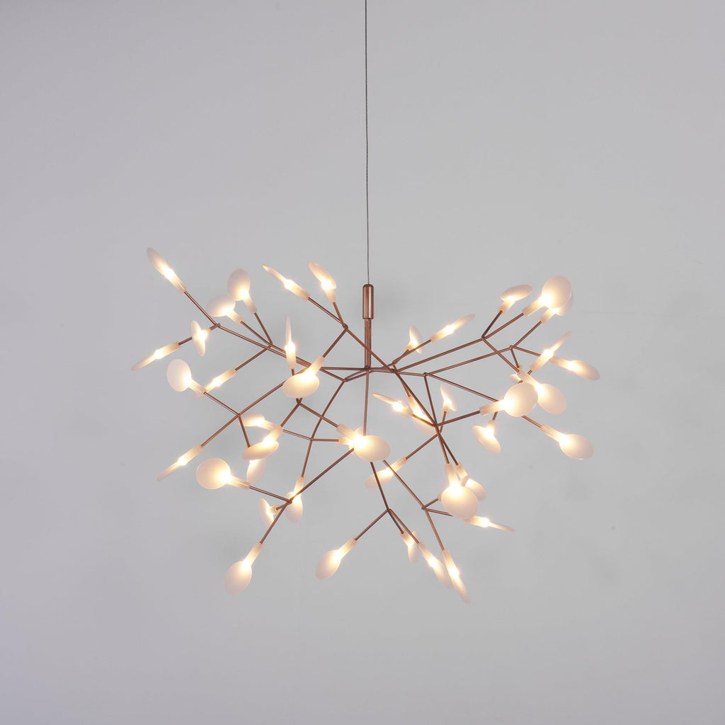 Rose Gold Firefly LED Crown Chandelier