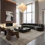 Hexa Alabaster Cascade Chandelier