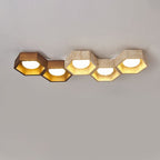 Honeycomb Travertine Ceiling Lamp