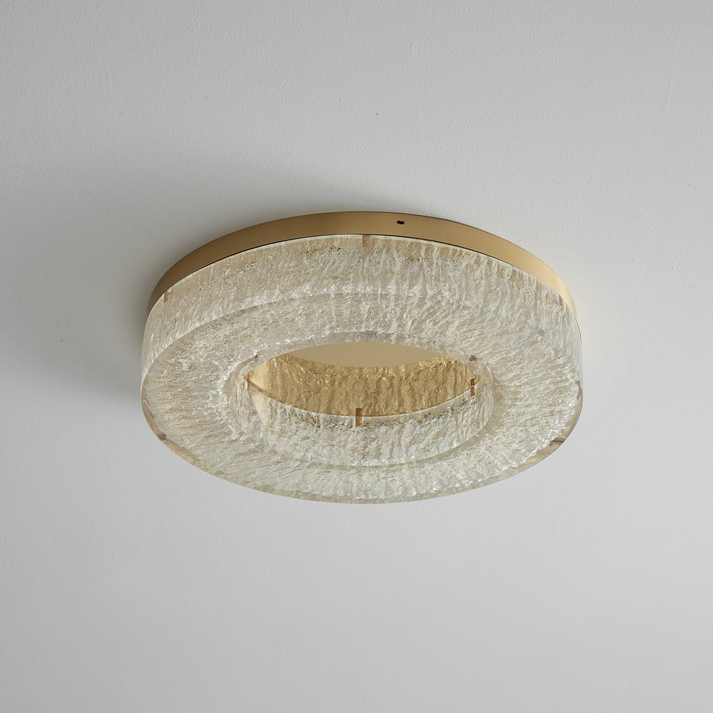 Ice Crack Circle Ceiling Lamp