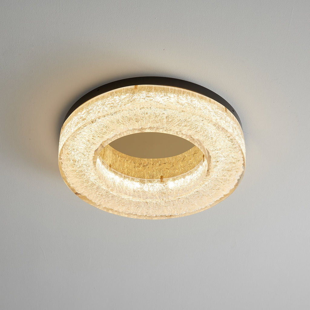 Ice Crack Circle Ceiling Lamp