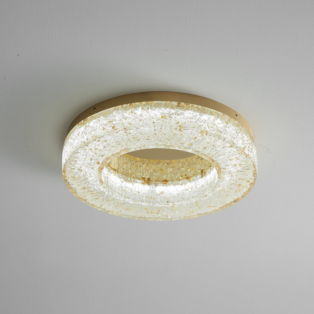 Ice Crack Circle Ceiling Lamp