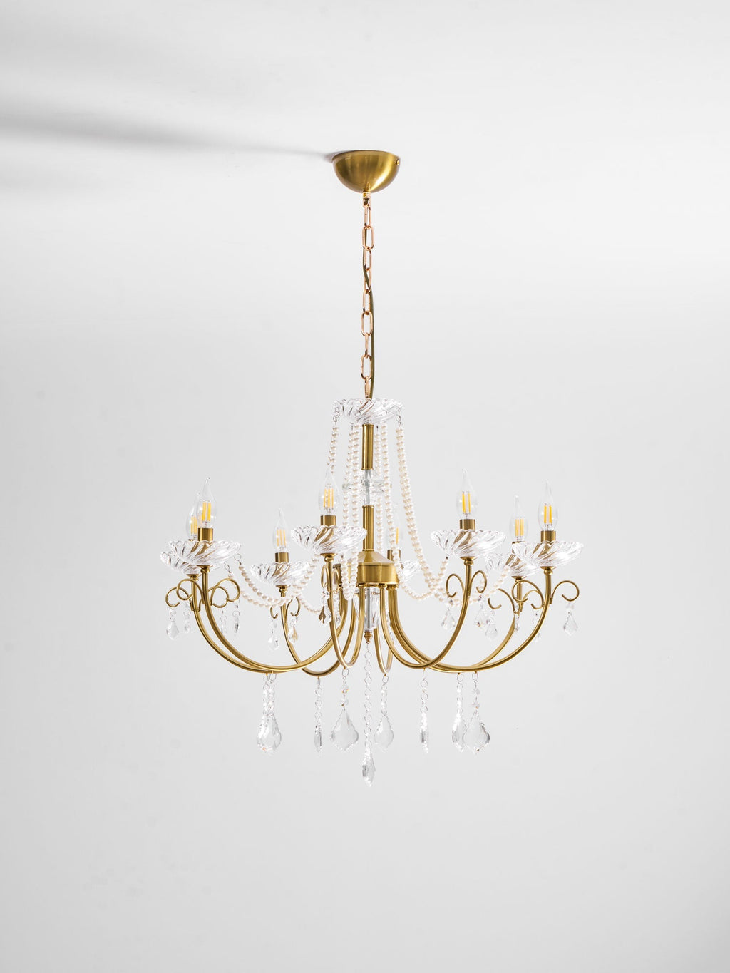 Imperial Pearl Crystal Chandelier