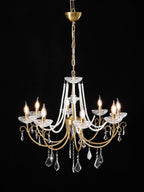 Imperial Pearl Crystal Chandelier