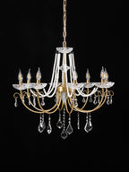 Imperial Pearl Crystal Chandelier