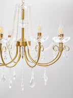 Imperial Pearl Crystal Chandelier