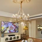 Imperial Pearl Crystal Chandelier