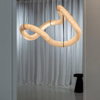 Streamlined Alabaster Pendant Lamp