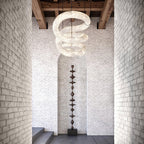 Streamlined Alabaster Pendant Lamp