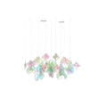 Iris Iridescent Blossom Chandelier