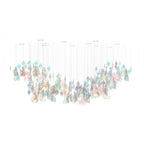 Iris Iridescent Blossom Chandelier