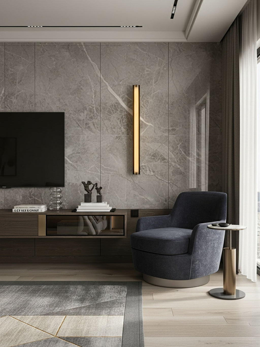 Isolde Alabaster Wall Sconce
