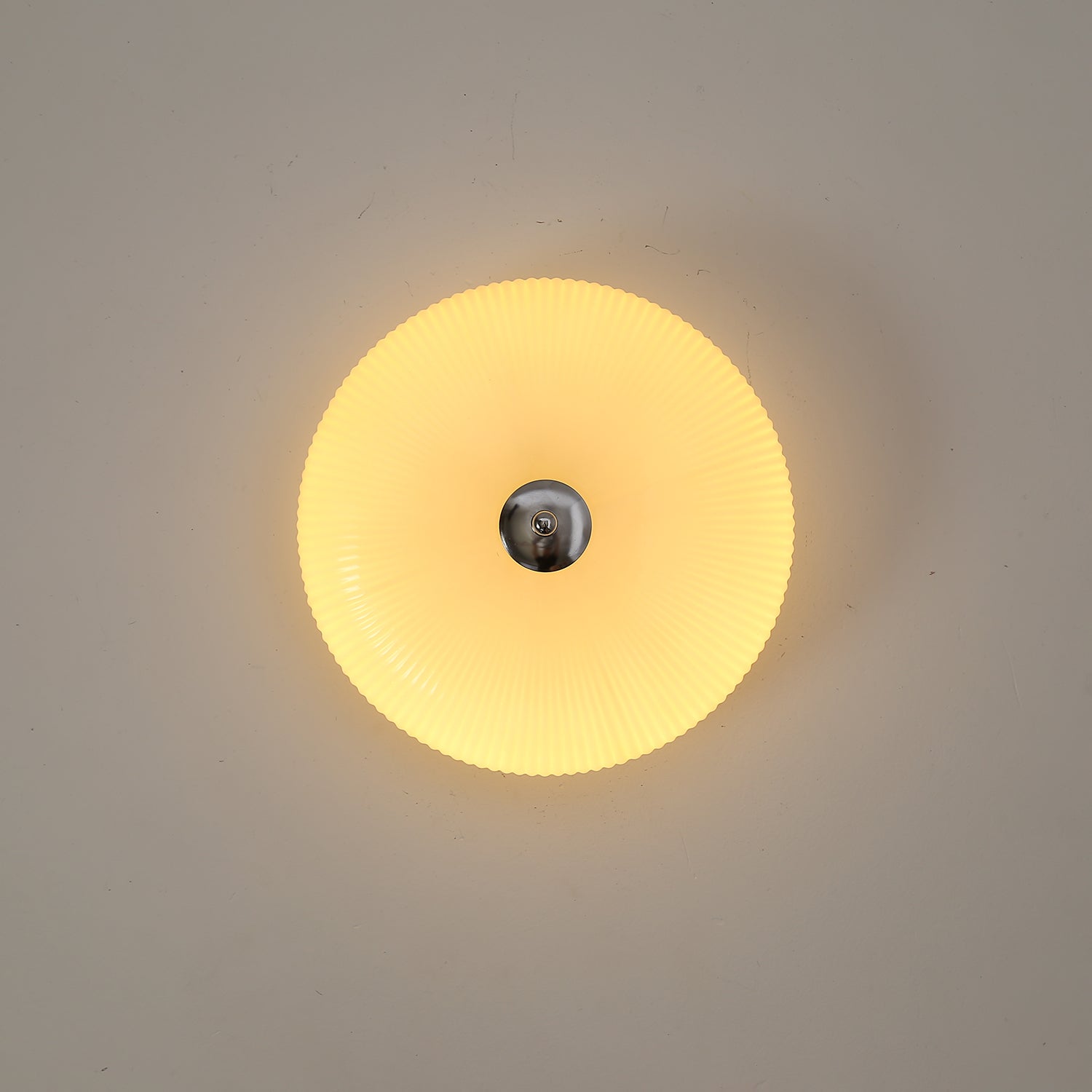 Ivory Ripple Ceiling Light