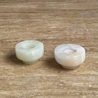 Jade Candle Holder