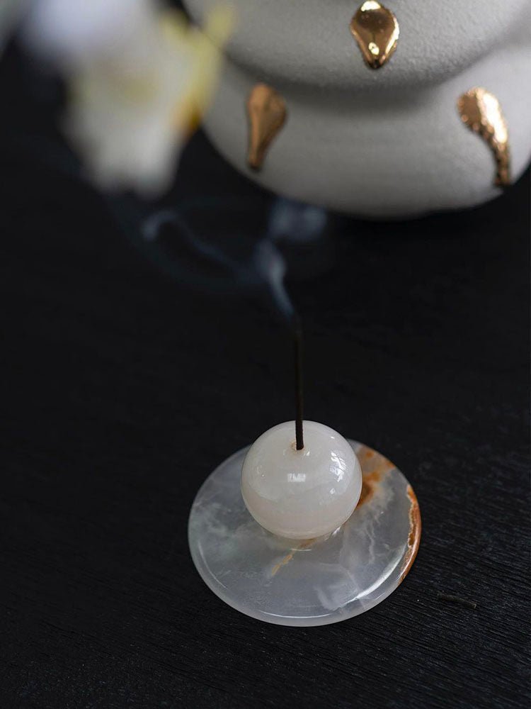 Jade Incense Holder