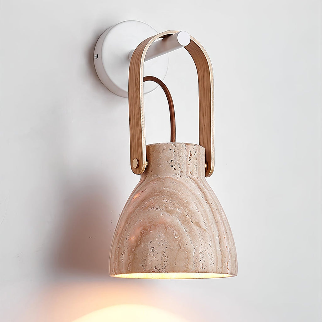 Lanta Arc Stone Sconce