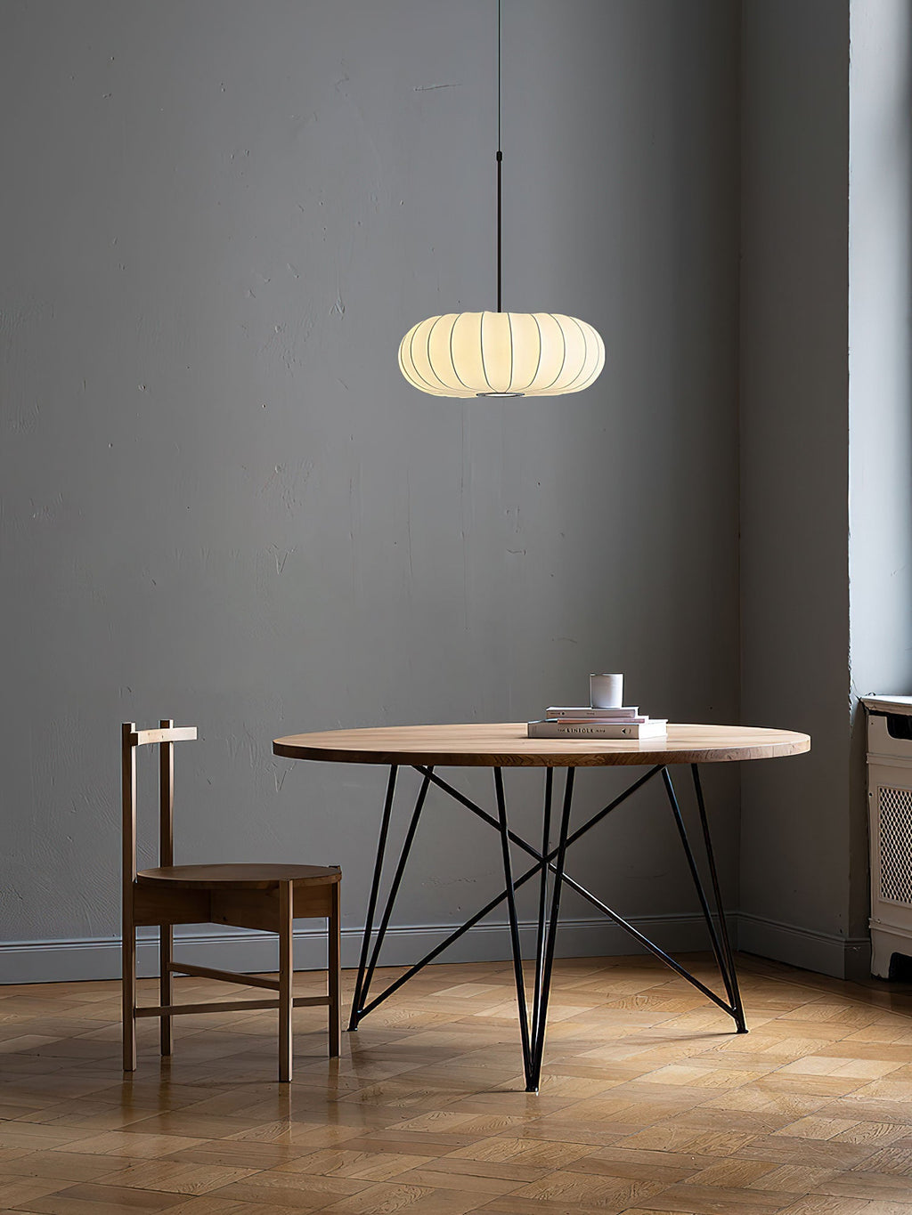 Lantern Silk Pendant Lamp