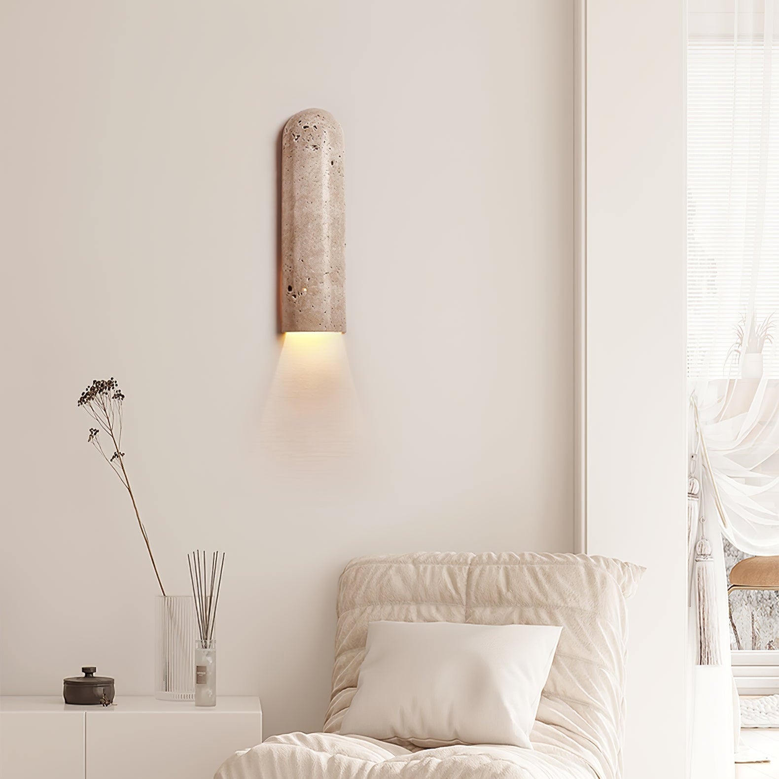 Lina Travertine Wall Light