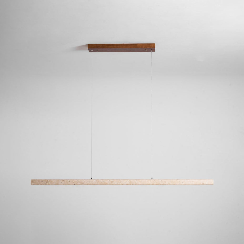 Linear Travertine Pendant Lamp