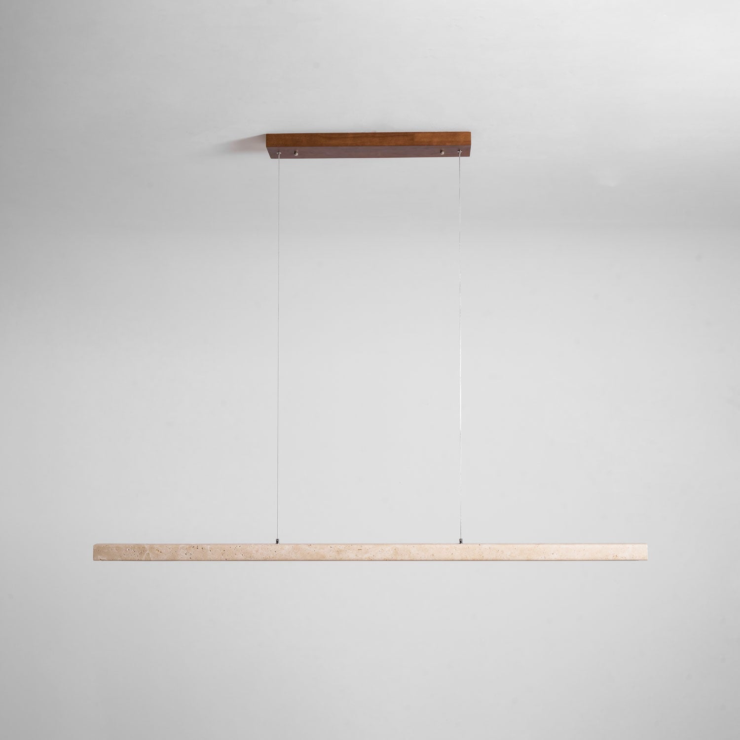 Linear Travertine Pendant Lamp