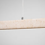 Linear Travertine Pendant Lamp
