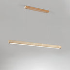 Linear Travertine Pendant Lamp
